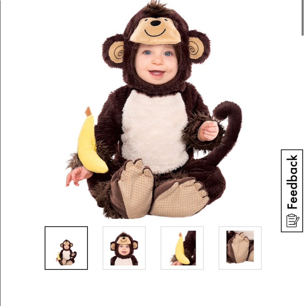 Monkey infant costume